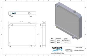 Wizard Cooling Inc - Wizard Cooling - 1965 Oldsmobile Cutlass /442 (17.5" Core) Aluminum Radiator - 25180-100 - Image 6