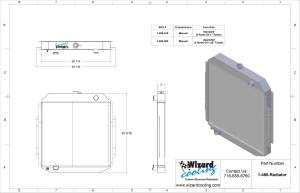 Wizard Cooling Inc - 1966-1977 Ford Trucks Aluminum Radiator - 480-100 - Image 3