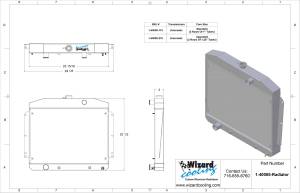 Wizard Cooling Inc - Wizard Cooling - 1949-1951 Mercury (Ford V8) Aluminum Radiator - 40005-110 - Image 3