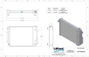 Wizard Cooling Inc - 1967-1969 Camaro/ Z28/ Firebird (20 3/4 IN Core) - 337-210 - Image 2