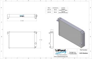 Wizard Cooling Inc - 1982-1992 Chevrolet Camaro/ Z28/ Firebird Custom Aluminum Radiator - 951-200 - Image 6