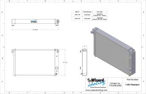 Wizard Cooling Inc - 1982-1992 Chevrolet Camaro/ Z28/ Firebird Custom Aluminum Radiator - 951-210 - Image 6