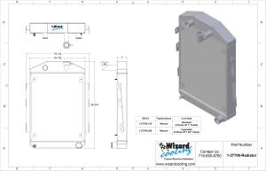 Wizard Cooling Inc - Wizard Cooling - 1933 Pontiac Street Rod Aluminum Radiator - 27700-100 - Image 3