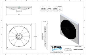 Wizard Cooling Inc - 1947-1954 Chevrolet Trucks (SHROUD w/ HIGH PERFORMANCE FAN) - 80080-008HP - Image 3