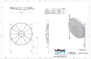 Wizard Cooling Inc - 1932 Ford Truck & Car (High Performance Fan & Bracket) - 98492-001HP - Image 2