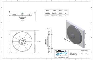 Wizard Cooling Inc - 1963-66 Ford/Mercury Mustang/Falcon/Comet (SHROUD w/ HIGH PERFORMANCE FAN) - 259-008HP - Image 3