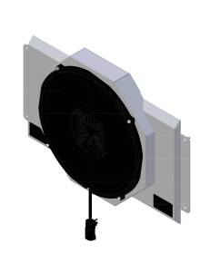 1964-1967 Bel Air/ Impala/ Chevelle/ Malibu/Monte Carlo/ El Camino (SHROUD w/ BRUSHLESS FAN, 300 WATT) - 289-008BL300