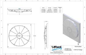 Wizard Cooling Inc - 1987-2006 Jeep Wrangler (YJ&TJ) Low Profile Fan & Shroud - 1010-008LP - Image 3