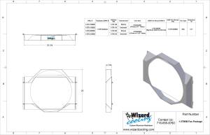 Wizard Cooling Inc - 1967-1970 Ford Mustang (BB) Aluminum Shroud - 379-005BB - Image 4