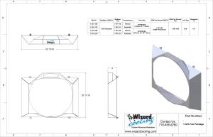 Wizard Cooling Inc - 1969-1971 Ford Galaxie, 1971-1972 Mustang (OEM SHROUD) - 381-005 - Image 2