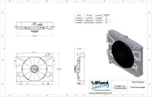 Wizard Cooling Inc - 1974-1978 Ford Mustang II (BRACKET w/ HIGH PERFORMANCE FAN) - 514-001HP - Image 2