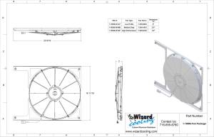 1940-41 Chevy Car (BRACKET w/ LOW PROFILE FAN) - 10506-001HP - Image 3