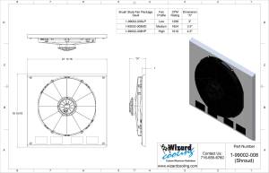 Wizard Cooling Inc - 1955-1959 Chevrolet Trucks (SHROUD w/ HIGH PERFORMANCE FAN) - 99002-008HP - Image 4