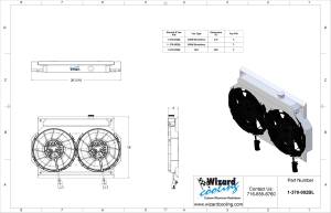 Wizard Cooling Inc - 1967-1969 Camaro/ Z28/ Firebird (SHROUD w/ BRUSHLESS FANS) - 370-002BL - Image 2