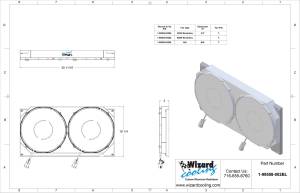 Wizard Cooling Inc - 2010-2011 Chevrolet Camaro/ Z28/ Firebird V8 (SHROUD w/ BRUSHLESS FANS) 300watt - 99508-002BL300 - Image 2