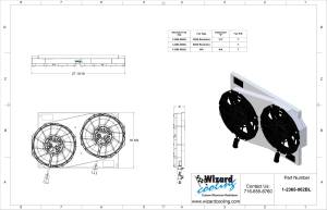 Wizard Cooling Inc - 1993-2002 Chevrolet Camaro/ Z28/ Firebird (SHROUD w/ BRUSHLESS FANS) - 2365-002BL - Image 3