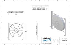 Wizard Cooling Inc - 1933-1935 Ford Truck & 1933-1934 Car (BRACKET w/ HIGH PERFORMANCE FAN) - 98504-001HP - Image 2