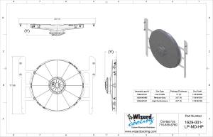 Wizard Cooling Inc - 1955-1957 Ford Thunderbird- Bracket Mounted Fan - HIGH Profile - Image 2