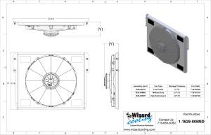 Wizard Cooling Inc - 1955-1957 Ford Thunderbird- Shroud Mounted Fan - HIGH Profile - Image 1