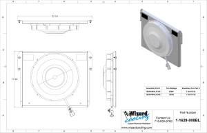 Wizard Cooling Inc - 1955-1957 Ford Thunderbird (SHROUD w/ BRUSHLESS FAN) 300watt - 1629-008BL300 - Image 3