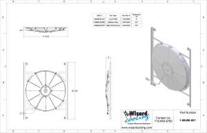 Wizard Cooling Inc - 1936 Ford Car (BRACKET w/ HIGH PERFORMANCE FAN) - 98496-001HP - Image 4