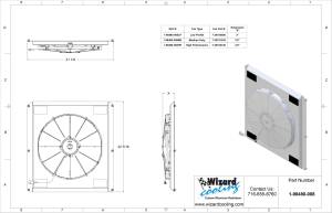 Wizard Cooling Inc - 1938-1939 Ford Trucks (SHROUD w/ LOW PROFILE FAN) - 98480-008LP - Image 5