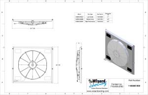 Wizard Cooling Inc - 1942-1952 Ford Trucks (SHROUD w/ HIGH PERFORMANCE FAN) - 98500-008HP - Image 4