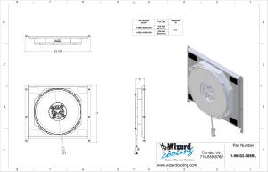 Wizard Cooling Inc - 1953-1956 Ford Trucks (SHROUD w/ BRUSHLESS FAN, 300 WATT) - 98502-008BL300 - Image 2