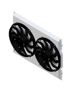 Wizard Cooling Inc - 1957-1959 Ford Fairlane (SHROUD w/ LOW PROFILE FANS) - 98515-002LP - Image 1