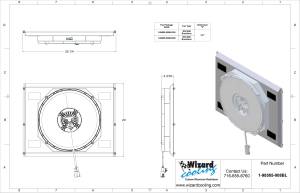 Wizard Cooling Inc - 1957-1960 Ford Truck (SHROUD w/ BRUSHLESS FAN, 300 WATT) - 98505-008BL300 - Image 2