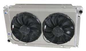 Wizard Cooling Inc - 1972-76 Ford Gran Torino/Ranchero (SHROUD w/ LOW PROFILE FANS) - 98513-002LP - Image 1