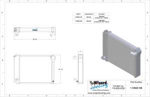 Wizard Cooling Inc - 1965-66 Buick Skylark GS (425 Nailhead Motor) Aluminum Radiator - 10520-200 - Image 3