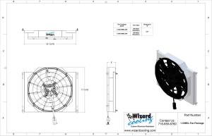 Wizard Cooling Inc - 1967-1969 Ford Mustang MERCURY Cougar (SHROUD w/ BRUSHLESS 300watt FAN) - 340-008BL300 - Image 5