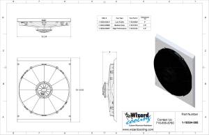 Wizard Cooling Inc - 1940-1941 Chevrolet Street Rod (SHROUD w/ LOW PROFILE FAN) - 10504-008LP - Image 3