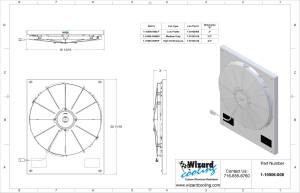 1940-41 Chevy Car (SHROUD w/ MEDIUM DUTY Fan) - 10506-008MD - Image 2