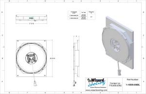 1940-41 Chevy Car (SHROUD w/ BRUSHLESS 300watt Fan) - 10506-008BL300 - Image 2