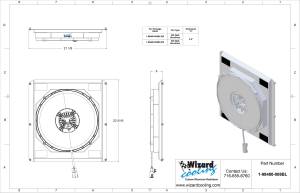 Wizard Cooling Inc - 1938-1939 Ford Trucks (SHROUD w/ BRUSHLESS FAN, 300 WATT) - 98480-008BL300 - Image 4