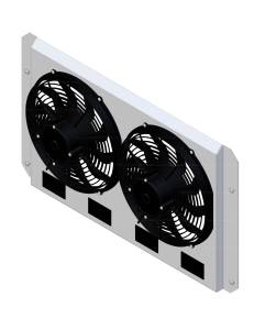 Wizard Cooling Inc - 1961-1964 Ford Truck (SHROUD w/ LOW PROFILE FANS) - 98508-002LP - Image 1