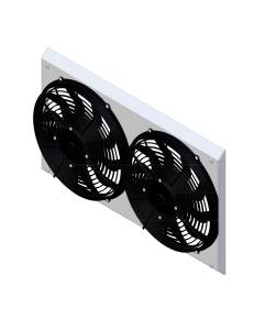 Wizard Cooling Inc - 1959-1960 Chevrolet Bel Air/ Impala (15.5" Core) SHROUD w/ LOW PROFILE FANS - 281-002LP - Image 4