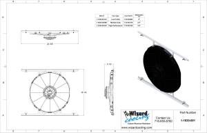 Wizard Cooling Inc - 1961.5- 1963 Ford Thunderbird (BRACKET w/ HIGH PERFORMANCE FAN) - 1630-001HP - Image 2