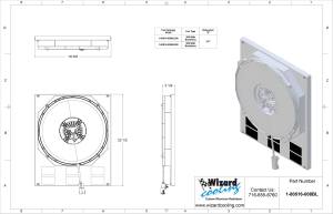 Wizard Cooling Inc - 1937-1939 Chevrolet Trucks (SHROUD w/ BRUSHLESS Fan, 300 WATT) - 80516-108BL300 - Image 4