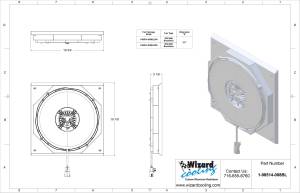 Wizard Cooling Inc - 1955-1956 Ford Fairlane / Victoria (SHROUD w/ BRUSHLESS FAN, 300 WATT) - 98514-008BL300 - Image 4