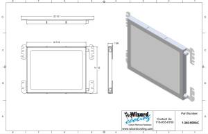 Wizard Cooling Inc - 1967-1970 Ford Mustang & 67-'68 MERCURY Cougar (20" core support) AC CONDENSER- 340-000AC - Image 2