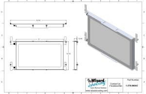 Wizard Cooling Inc - 1967-1970 Ford Mustang (AC CONDENSER) - 379-000AC - Image 3