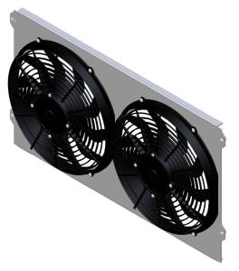 Wizard Cooling Inc - 1982-1985 TOYOTA Supra (SHROUD w/ LOW PROFILE FANS) - 811-002LP - Image 1