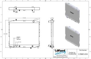 Wizard Cooling Inc - 1987-1992 Bentley Mulsanne S Aluminum Radiator - 70001-510 - Image 3