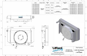 Wizard Cooling Inc - 1955-1957 CHEVROLET Bel-Air (SB/ BB, Cross Flow w/ Brushless Fan) - 1657-218CFCBL-300 - Image 2