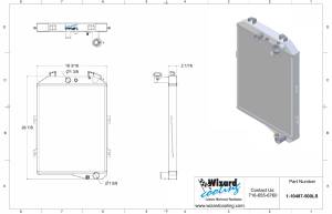 Wizard Cooling Inc - 1936 Buick Aluminum Radiator (LS Swap) - 10497-500LS - Image 2