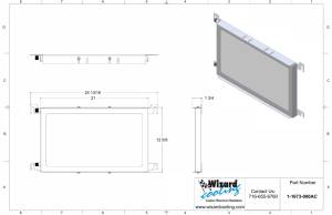 Wizard Cooling Inc - 1962-1967 Chevrolet Nova / Chevy II (A/C CONDENSER) - 1673-000AC - Image 2