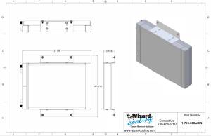 Wizard Cooling Inc - 1973-1993 Chevrolet Trucks (AC CONDENSER & INTERCOOLER) - 716-000ACIN - Image 3